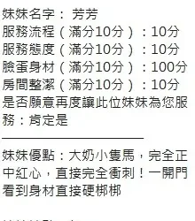 新竹定點茶 芳芳 - 找妹老司機