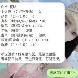 新竹定點茶 夏晴子 - 找妹老司機