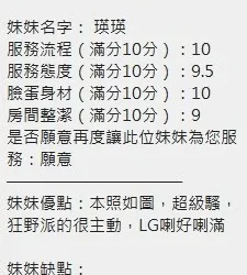新竹定點茶 瑛瑛 - 找妹老司機