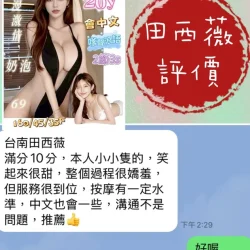 台南定點茶 田西薇 - 找妹老司機