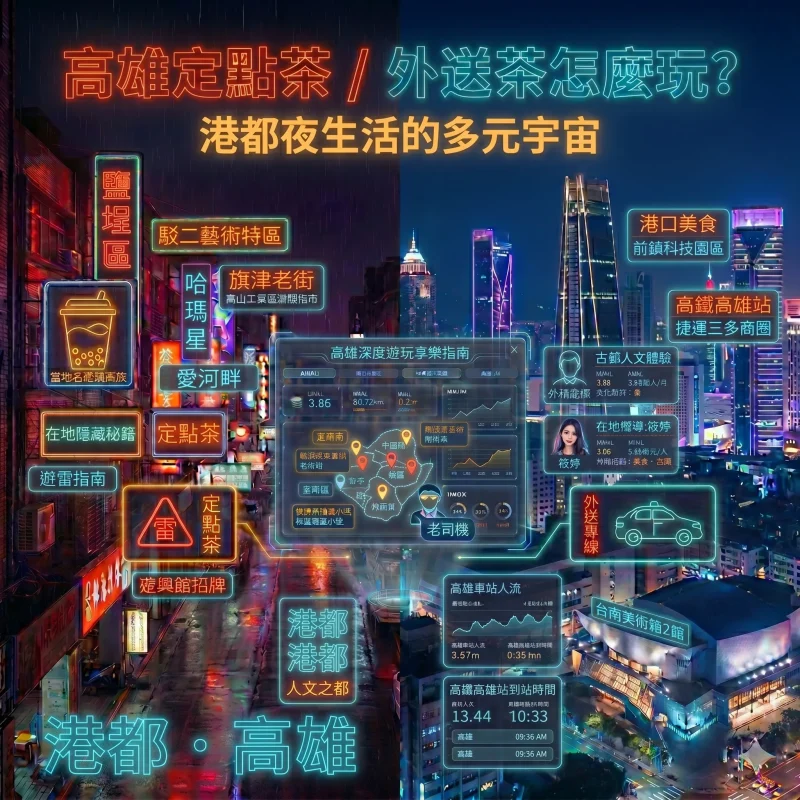 港都高雄定點茶、外送茶怎麼玩-有哪些推薦