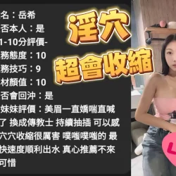 台中定點茶 岳希 - 找妹老司機