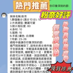 新竹定點茶 粉奈 - 找妹老司機