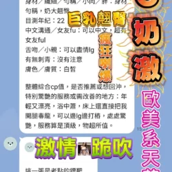 高雄定點茶 G奶激 - 找妹老司機