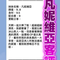 桃園定點茶 凡妮維亞 - 找妹老司機
