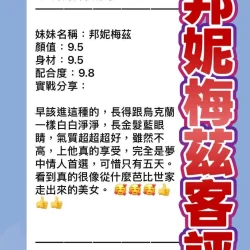 桃園定點茶 邦尼梅茲 - 找妹老司機