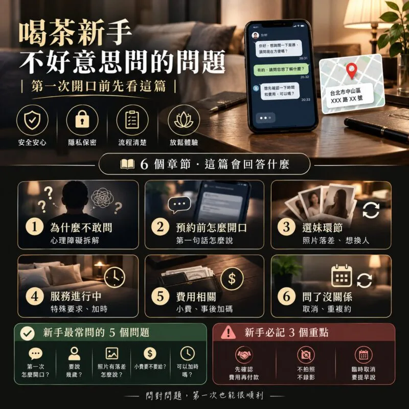 喝茶新手不好意思問的問題|第一次開口前先看這篇 1 喝茶新手不好意思問的問題六大章節整理