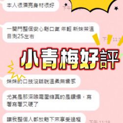 台中定點茶 小青梅 - 找妹老司機